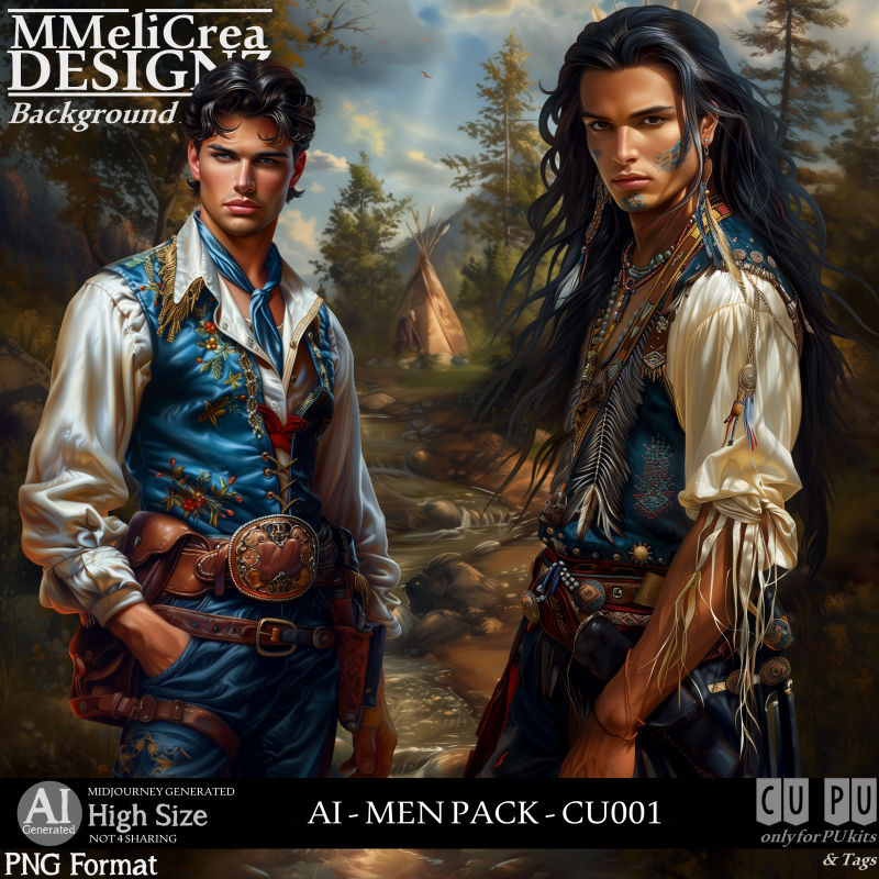 (image for) AI - MEN PACK CU001 (CU4PU/PNG)